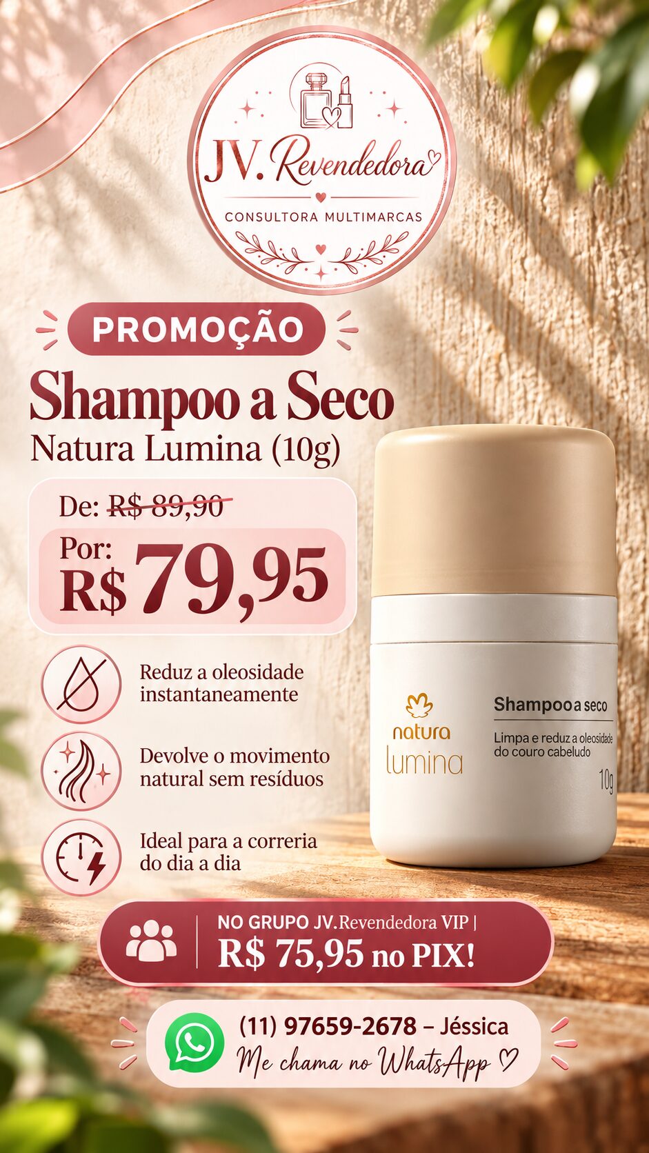 Lumina Shampoo a Seco (10 g)