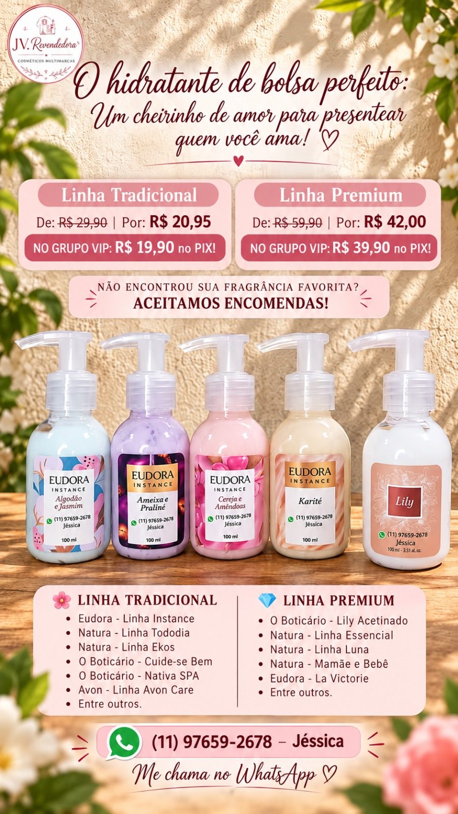 Mini Hidratante de Bolsa (100 ml)